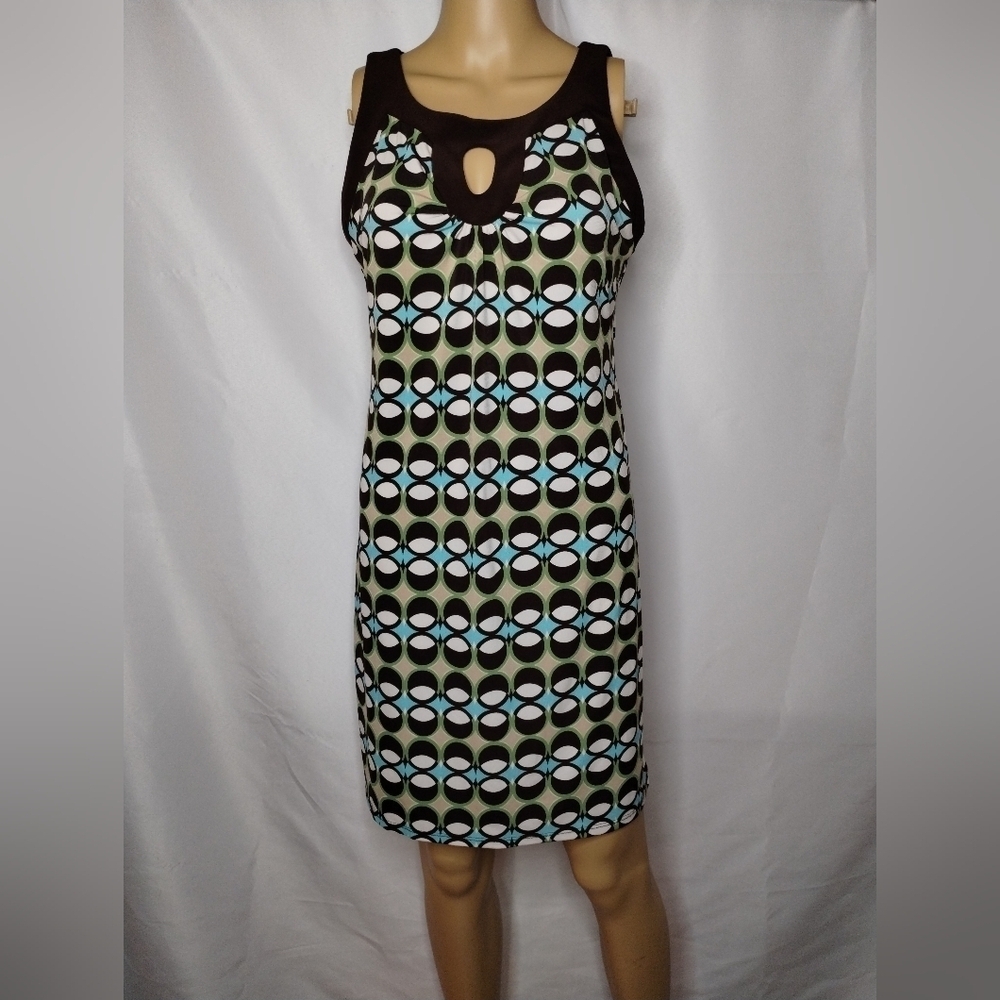 Dressbarn petite collection women's retro size pm petite medium dress
